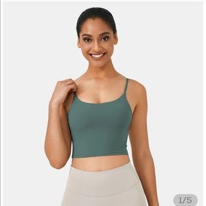 In My Feels Basic Padded Workout Cropped Tank Top